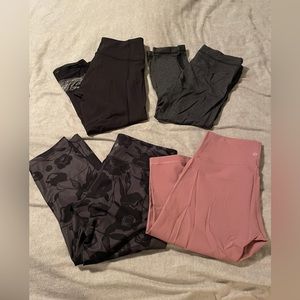 4 pairs of Lululemon tights - size 10
